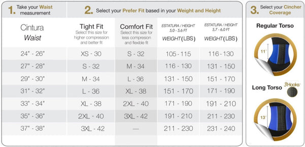 Ann Chery 1024B Excelencia Cierre Black Latex Free Waist Trainer